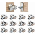 thumbnail image 1 of Cabinet Door Latches With Screws Double Roller Double Latch Stainless Steel Cupboard Locking Latch For Kitchen Cabinet Cupboard And Drawer (12 Pieces), 1 of 5