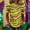 Yellow, variant on Women's Casual Carnival Tiger Print T-Shirt Funny Fashion Mardi Mardi-Gras Tiger Stripe Sequin Shirt