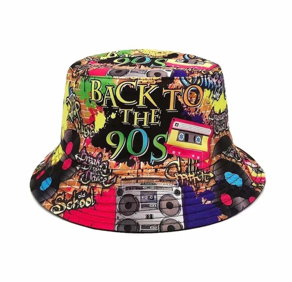90s Inspired Retro Bucket Hat - Walmart.com