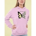 thumbnail image 2 of Let Life Surprise You Daisies Hoodie Women -Image by Shutterstock, Female Medium, 2 of 4