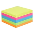 thumbnail image 1 of Notas adhesivas Blocs de colores brillantes Notas autoadhesivas 100 hojas/bloc Perfecto para la oficina, el hogar, la escuela, las reuniones, 1 of 5