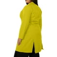 thumbnail image 5 of Panda Uniform by HeedFit Unisex Doctor Lab Coat 37" – 4XL Yellow, 5 of 8