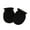 Black, variant on Newborns Soft Lamb Wool Gloves Baby Mittens Prevent Face Scratching with Breathable Fabric for 0-12 Months