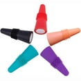 thumbnail image 4 of Wovilon Wine Stopper, Wine Stoppers for Wine Bottles, Reusable Silicone Wine Bottle Stopper, 5Pcs, 4 of 9