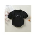 thumbnail image 2 of Qiylii Infant Baby Summer Jumpsuit, Puff Short-Sleeved Round Neck Romper Bodysuit, 2 of 8