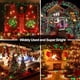 thumbnail image 4 of Luces solares en forma de cuerda QITONG, color rojo y verde, 10 m, 100 LED, paquete de 2, 4 of 8