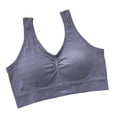 thumbnail image 1 of Women's Large Size Casual Simple Latex Fixed Cup Bra Soft And Skin Friendly Comfortable To The Body., 1 of 3