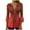 Red-28, variant on STETMN Tunic Shirts for Women V Neck 3/4 Sleeve Printed Tops Casual Loose Pleated Blouse