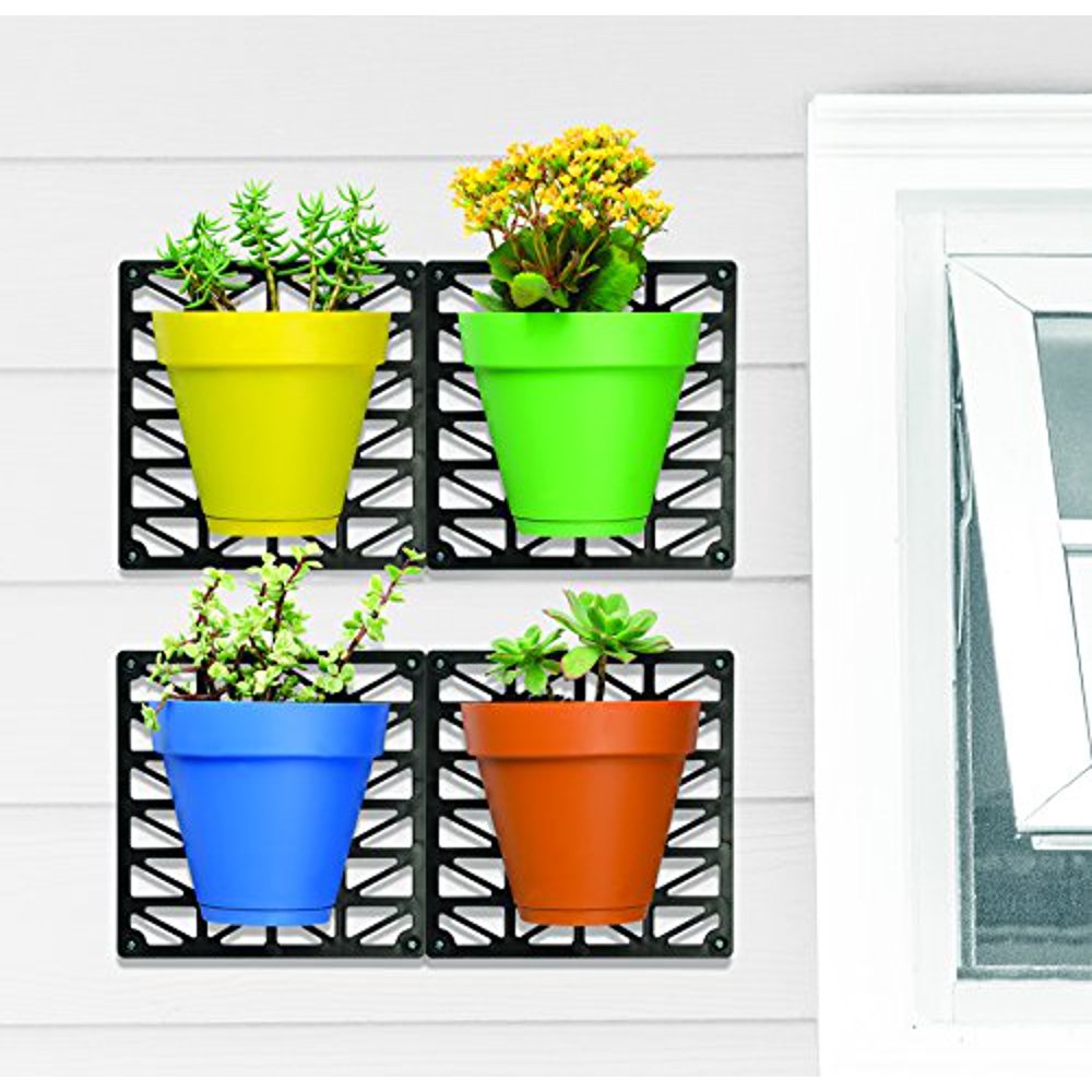 Customizable Wall Hanging Planters Set Indoor Outdoor Wall Planter