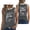 Grey, variant on Casual Shirts for Womens Double Side Print Sleeveless Lightweight Knit Womens Undershirts,Green,3XL