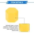 thumbnail image 4 of Unique Bargains 1 Set Silicone 17mm Outer Wheel Lug Nut Bolt with Removal Clamp Yellow, 4 of 7