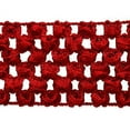 thumbnail image 1 of Expo International 1-3/4-Inch Crochet Stretch Trim Embellishment, 20-Yard, Red, 1 of 3