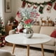 thumbnail image 5 of Esquejes de agujas blancas navideñas | Ramas de plástico esmerilado de 25 cm para decoración navideña | Tallos flexibles para árboles de Navidad, coronas y centros de mesa DIY, 5 of 5