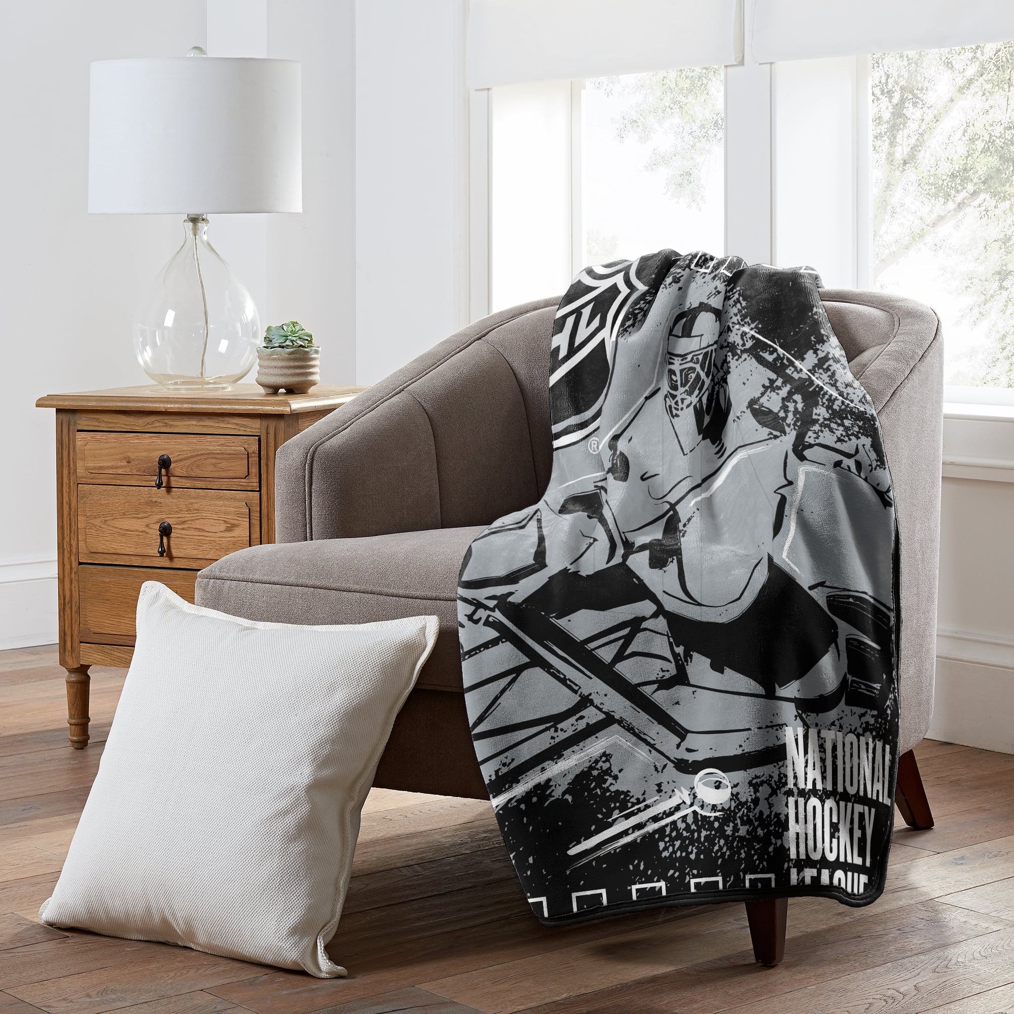 NHL Puck Stop Silk Touch Throw 46x60