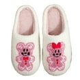 thumbnail image 3 of Chenyee Cute Animals House Slippers for Women Fuzzy Soft Warm Indoor Non Slip Winter Cozy Shoes, 3 of 5