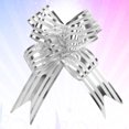 thumbnail image 2 of 20Pcs Pull Bows Knot Ribbon String Gift Wrapping Wedding Party Decoration (White), 2 of 8
