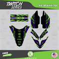 thumbnail image 4 of Kalair GFX Graphics Kit for Kawasaki KX85 (2014-2021) Twitch Series, 4 of 5