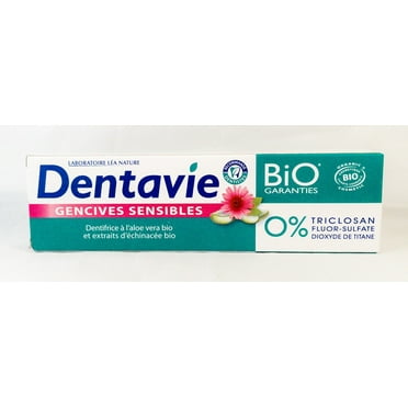 Dentavie Toothpaste for Sensitive Gums with Organic Aloe Vera & Echinacea 75ml