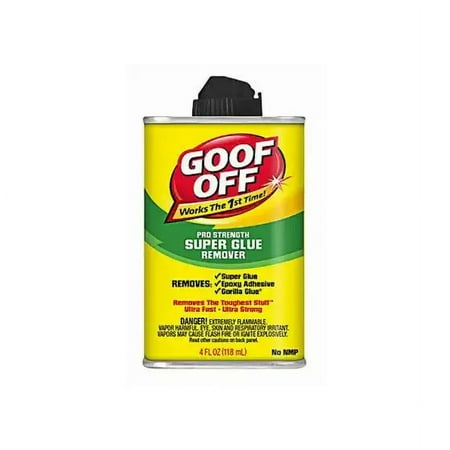 New Goof Off FG678 4-oz Professional Super Glue Remover
