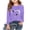 Purple, variant on Toddler T Shirts 2t T Shirt Kids Toddler Long Sleeve T-Shirt Girl Shirt Toddler Girl Black Shirt