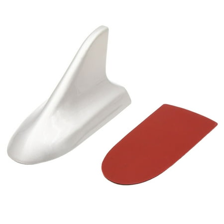 Gray Replacement Antenna - Shark Fin Style Car Roof Decorative AM/FM Radio Signal Aerial Antenna Gray