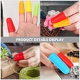thumbnail image 4 of AURARMLET 20Pcs Breathable Elastic Reusable Finger Covers Soft Silicone for Handling Hot Items, 4 of 7