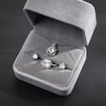 thumbnail image 2 of 【Commemorative Keepsake Gift】4 Pack Set Silver-Plated Jewelry with Zirconia for Women Necklace, Ring, and Earrings Elegant Design, Hypoallergenic Gift for Anniversaries, Birthdays, 2 of 5