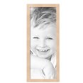 thumbnail image 2 of ArtToFrames 11" x 29" Hard Maple Picture Frame, 11x29 inch Brown MDF Poster Frame (WOM-4847), Pack, 2 of 8