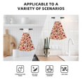 thumbnail image 4 of Kdxio Skull Retro record lips Hand Towel with Loop Hanging Towel Absorbent Tie Towels for Kitchen Tea Bar Bathroom Decor, 4 of 7