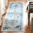 thumbnail image 3 of SAFAVIEH Aria Ruadhan Distressed Area Rug, Cream/Grey, 6'7" x 6'7" Round, 3 of 10