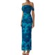 thumbnail image 4 of Vestido PRETTYGARDEN Floral de Verano 2025 con Hombros Descubiertos XL, 4 of 5