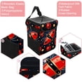 thumbnail image 2 of Seven Starred Iadybird Foldable Car Trash Can with Lid, Leak-proof Hanging Storage Bag - Car Garbage Can, Trash Can for Car, Car Trash Bin, 2 of 6
