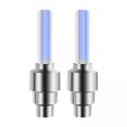 thumbnail image 1 of LOVIVER 6x2x LED Flash Tyre Wheel Valve caps light for bicycles Motorbicycle Car Blue, 1 of 6