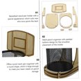 thumbnail image 3 of Basketball Stand Pen Holder Kid Pencils Mesh Wire Pencil Cup Holder Mesh Pen Holder Basketball Pen Holder Child Desk Kids, 3 of 4