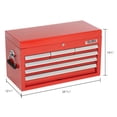 thumbnail image 6 of Global Industrial 25-15/16"" x 12-1/16"" x 14-3/4"" 6 Drawer Red Tool Chest, 6 of 7