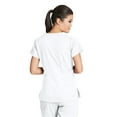 thumbnail image 2 of grey's anatomy womens scrubs, white x large, 2 of 2