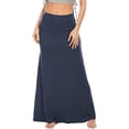 thumbnail image 1 of FFIY Jupe Longue Évasée Maxi Robe Maxi pour Femmes Jupe Taille Haute, 1 of 5