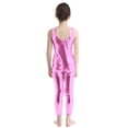 thumbnail image 4 of Alvivi Girls Sleeveless Shiny Ballet Dance Jumpsuit Gymnastics Leotard Unitard 3-14, 4 of 7