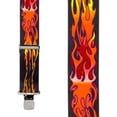 thumbnail image 2 of Suspender Store Orange Flames Suspenders - 2 Inch Wide Clip 60" for 6'4" to 6'9" tall, 2 of 4