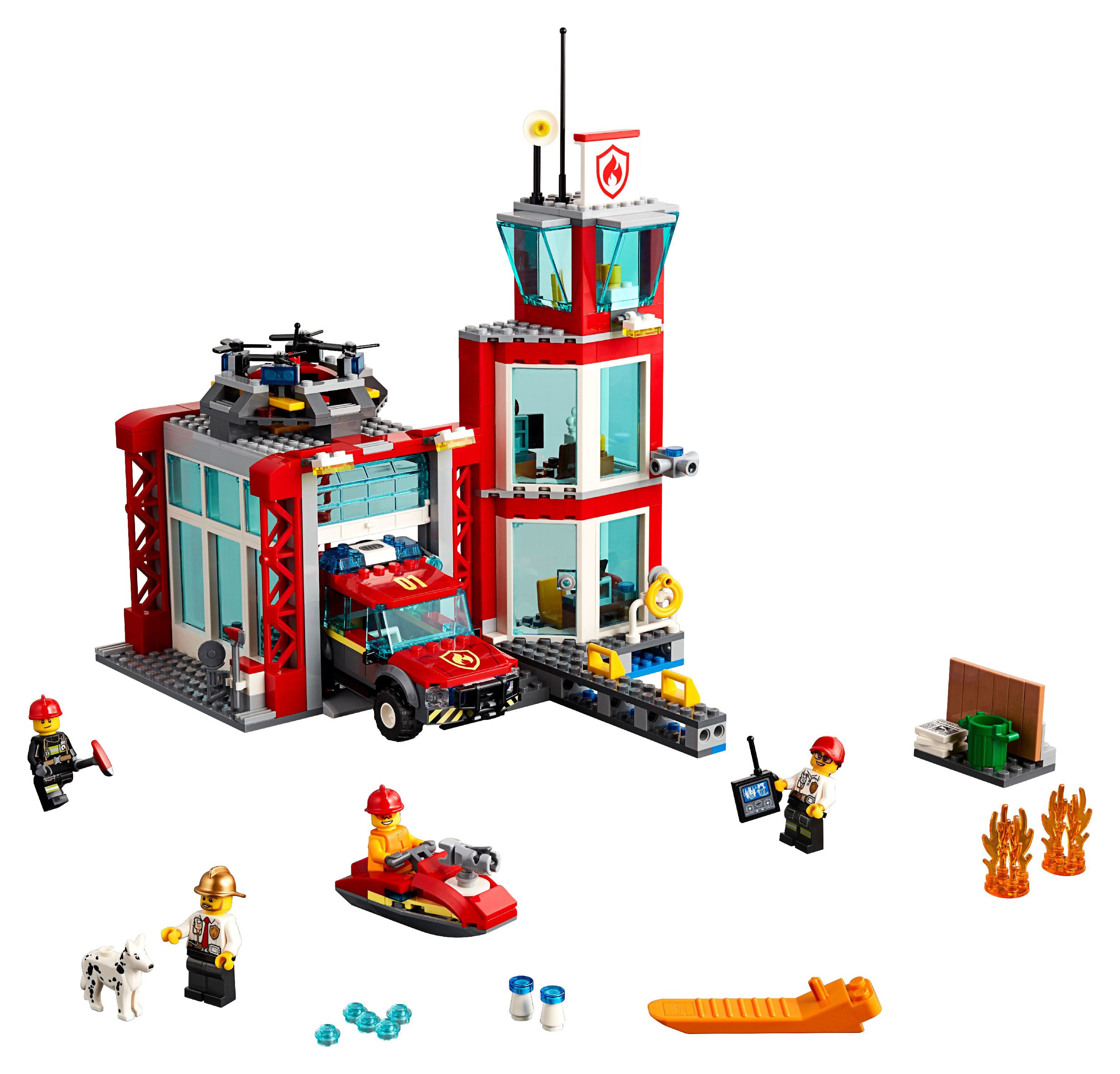 LEGO City Fire Fire Station 60215 Building Set (509 Pieces) - image 3 of 8