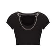 thumbnail image 3 of Dagugfen Crop Tops for Women Sleeveless U Neck Ribbed Knit Low Cut Comfy Workout Yoga Tops for Pilates, 3 of 6