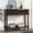 Espresso, variant on Wooden Console Table with 2 Drawers and Storage Shelf, Sofa Table Entryway Table Side Desk TV Stand for Living Room Hallway,Ivory White
