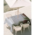 thumbnail image 3 of 54x80 Inch Outdoor Tablecloth with Umbrella Hole Zipper Rectangle Vintage Pine Cones Rectangular Tablecloths Outside Waterproof Retro Botanical Watercolor Wooden Patio Table Cover for Picnic Party, 3 of 8