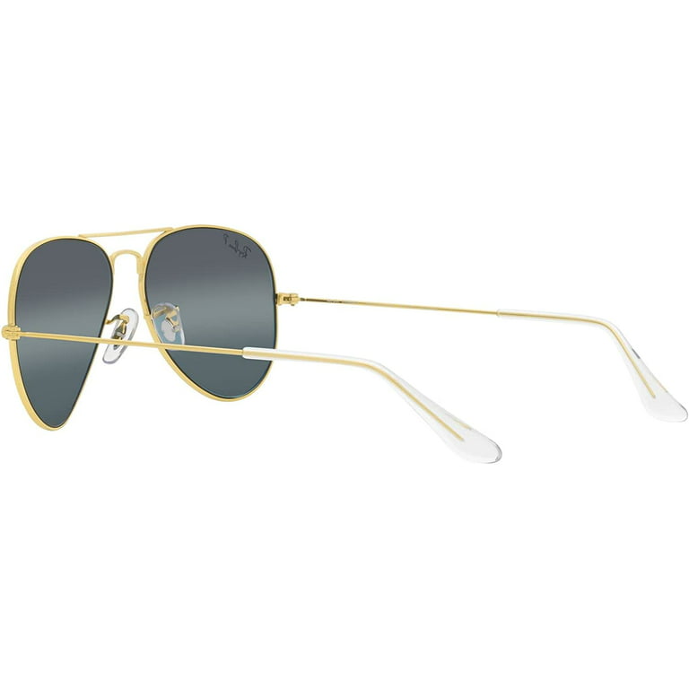 Ray-Ban Aviator Chromance Polarized Silver/Brown Pilot Unisex Sunglasses  RB3025 9196G5 55 8056597662253 - Sunglasses, Aviator - Jomashop