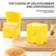 thumbnail image 4 of Sliced Cheese Storage Container Plastic Butter Slice Storage Box with Flip Lid Cheese Slice Holder Sliced Cheese Keeper for Refrigerator Food, 4 of 5