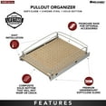thumbnail image 4 of Rev-A-Shelf Solid Bottom Pull Out Base Cabinet Organizer, 54BK-12SC-1, 4 of 12