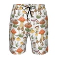 thumbnail image 4 of Kdxio Mushrooms Pattern Mens Casual Shorts - Drawstring Summer Beach Sports Shorts for Men, 4 of 9