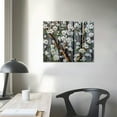 thumbnail image 4 of Shiartex  Plum Blossom Canvas Wall Art Brown Wall Decor Bedroom Pictures for Wall Over Bed Framed Artwork for Wall Modern Canvas Paintings for Wall Decorations Office Decor 16x12in, 4 of 6