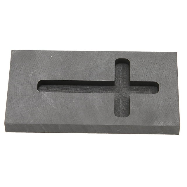Moule de coulée de lingots de graphite, moule professionnel de raffinage de métaux croisés pour l'or, l'argent et l'aluminium