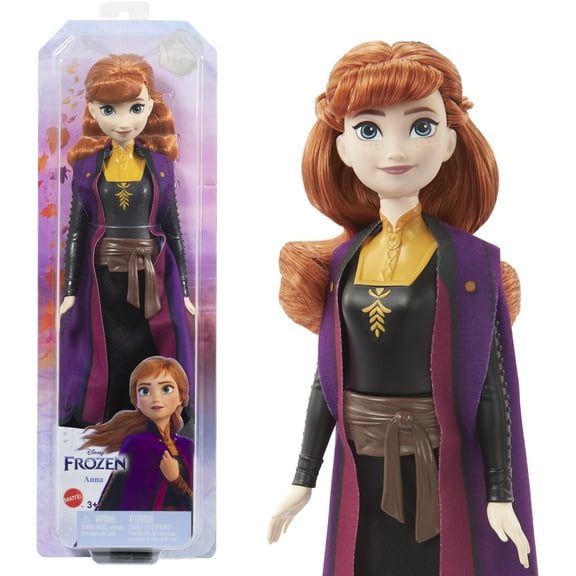Disney Frozen Anna Fashion Doll & Accessory, Toy Inspired by the Movie Disney Frozen 2